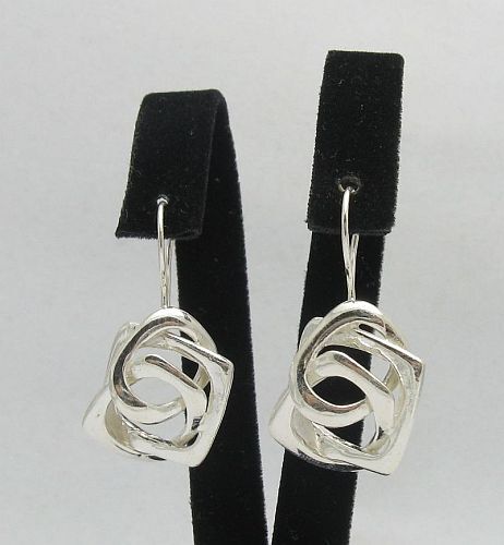 Silver earrings - E000186
