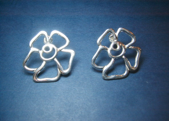 Silver earrings - E000195