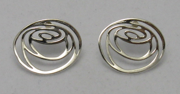 Silver earrings - E000196