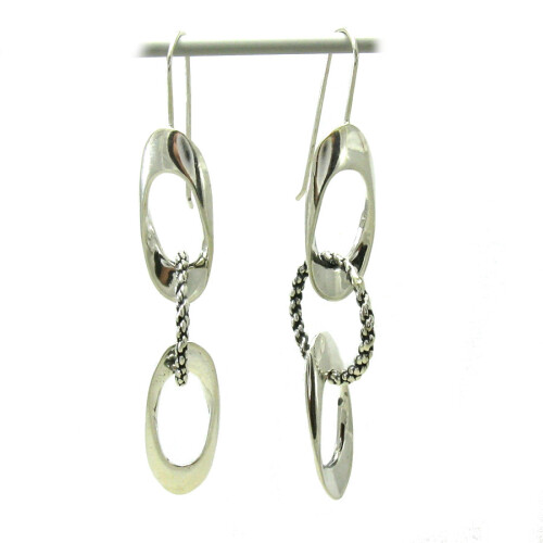 Silver earrings - E000478