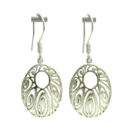 Silver earrings - E000486