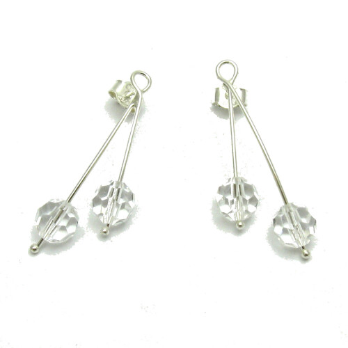 Silver earrings - E000646C