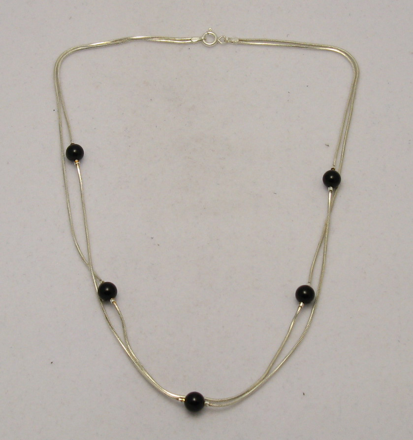 Silver necklace - N000001O6